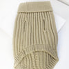 Chunky Twist Cable Dog Jumper - Sand