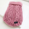 Chunky Cable Dog Jumper - Pink