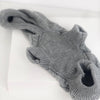 Cable Knitted Dog Hoodie - Grey