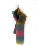 Cosy Handknit People Scarf - Autumn Leaves